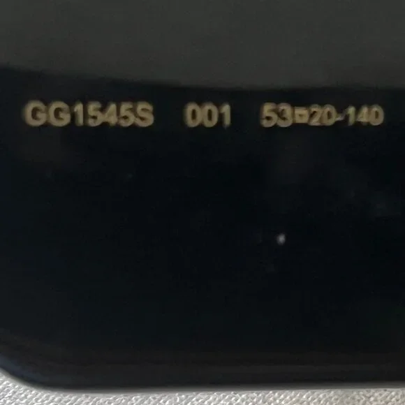 Gucci Black Marmont Monocolor 53mm Squared Sunglasses - Picture 8 of 11